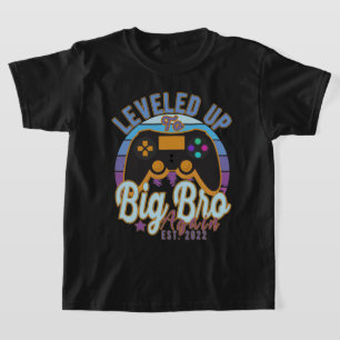 Camiseta Vintage I Leveled Up To Big Brother Again Est.2022