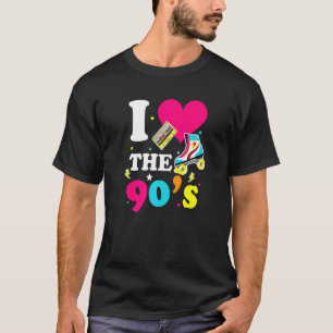 Camiseta Vintage I Love The 90s I Love 1990s Fiesta Outf