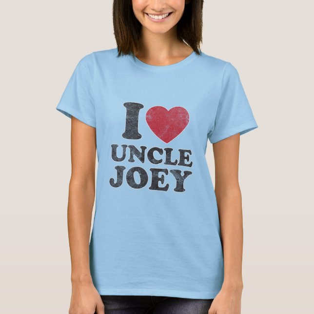 Camiseta Vintage I Love Uncle (Anverso)