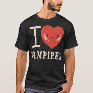 Camiseta Vintage I Love Vampiros