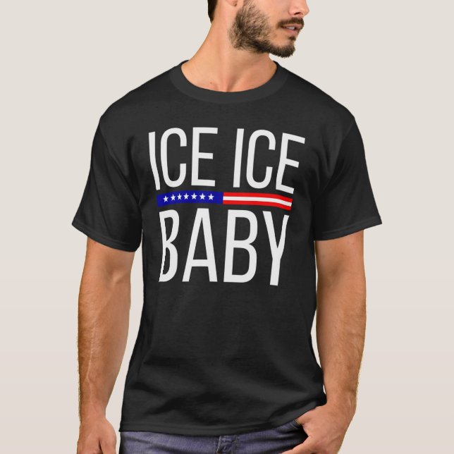Camiseta Vintage Ice Ice Baby Funny Trump (Anverso)