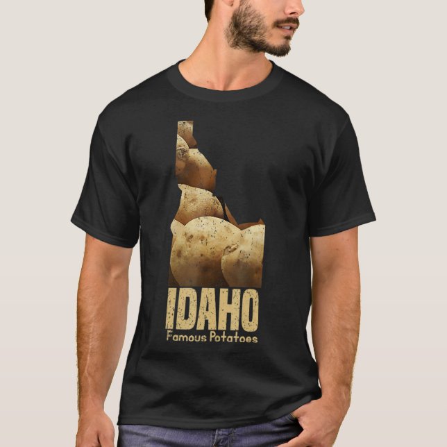 Camiseta Vintage Idaho Famous Potates (Anverso)