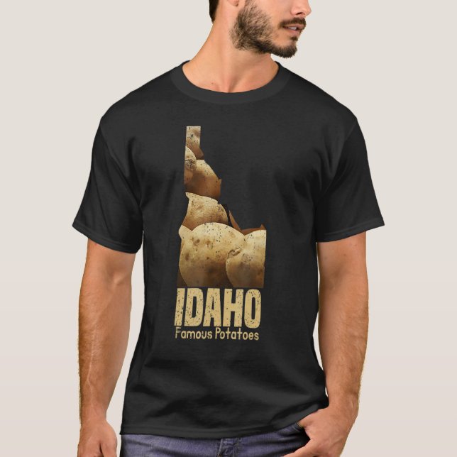 Camiseta Vintage Idaho Famous Potates (Anverso)