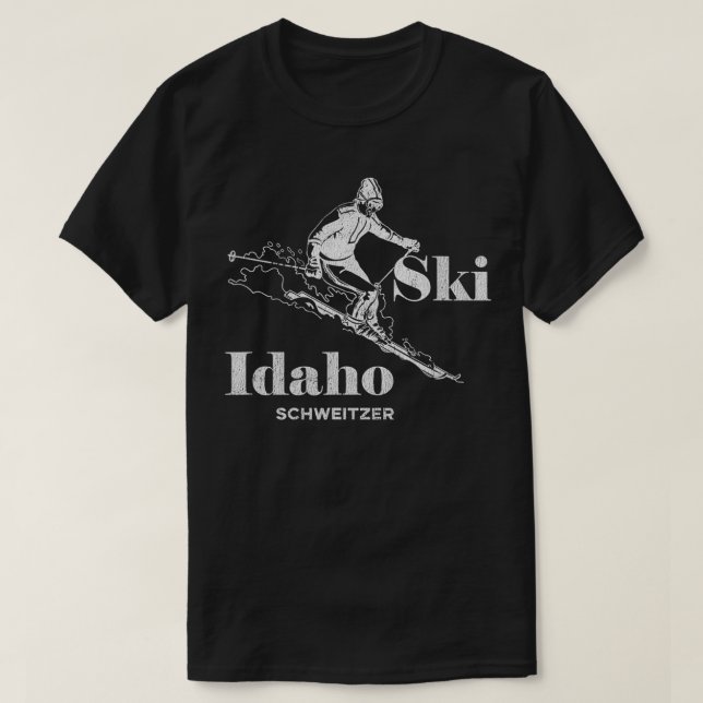 Camiseta Vintage Idaho Schweitzer (Diseño del anverso)