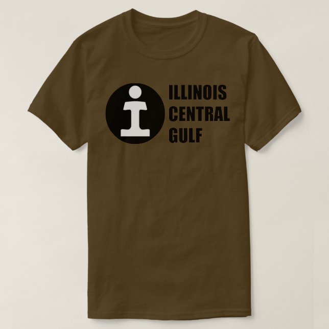 Camiseta Vintage Illinois Central Gulf Railroad (Diseño del anverso)