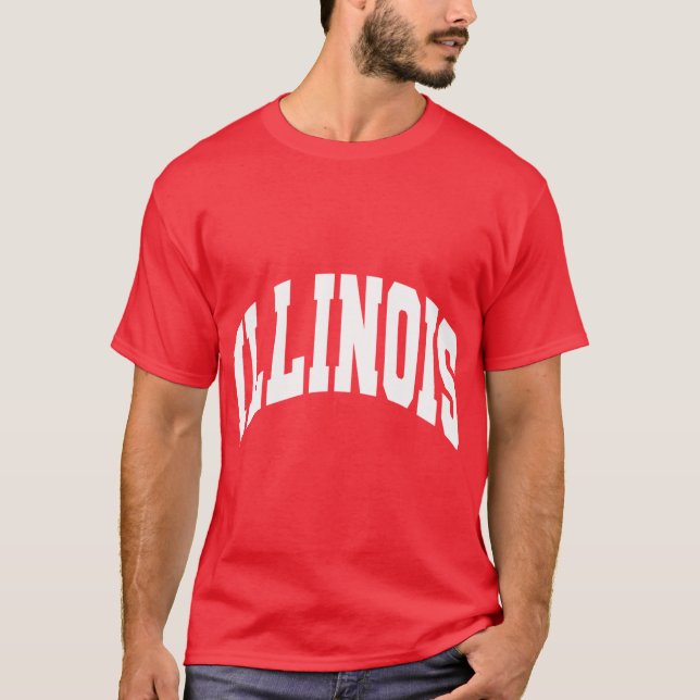 Camiseta Vintage Illinois Shirt (Anverso)