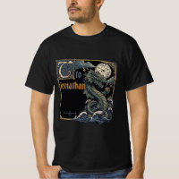 Vintage Illuminated Manuscript Leviathan DND