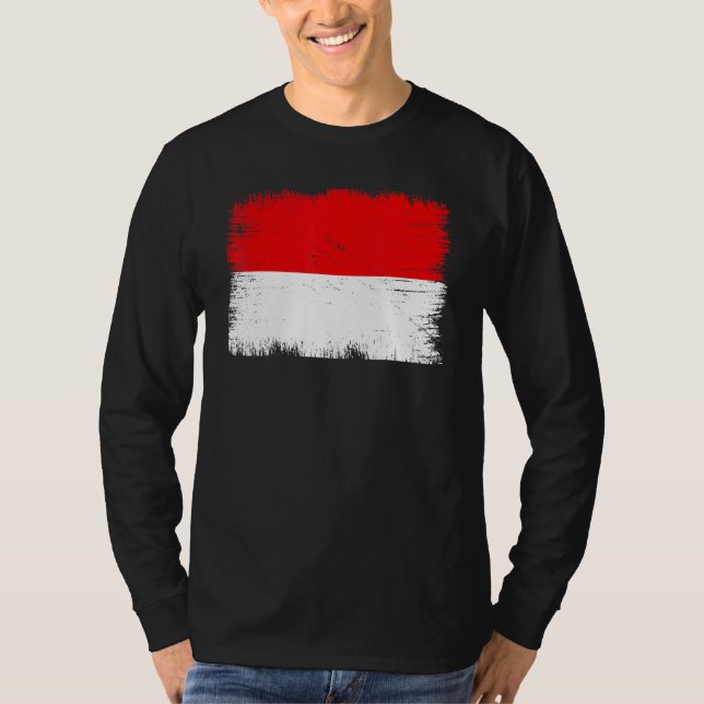 Camiseta Vintage Indonesia Flag Indonesian Independence Day (Anverso)