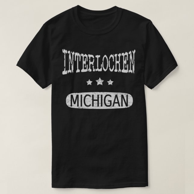 Camiseta Vintage Interlochen Michigan (Diseño del anverso)