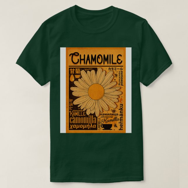 Camiseta Vintage International Chamomile (Diseño del anverso)