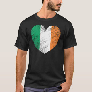 Camiseta Vintage Ireland Bandera Irlandesa Apoyo al orgullo