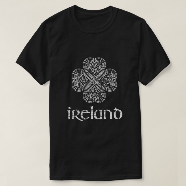 Camiseta Vintage Ireland Celtic Knot St. Patrick Day (Diseño del anverso)