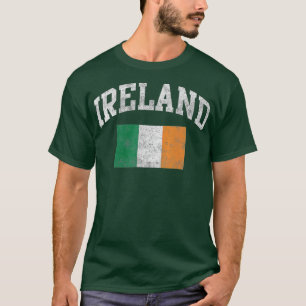 Camiseta Vintage Ireland Flag Green St
