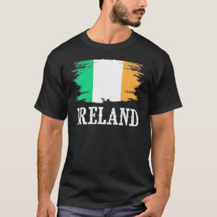 Camiseta Vintage Ireland Flag I Love Ireland