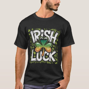Camiseta Vintage Irish Luck St Patricks Day, Distr