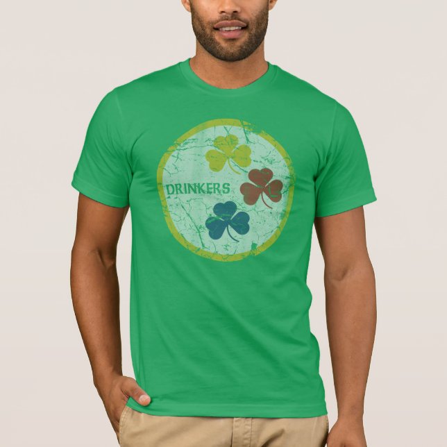 Camiseta Vintage irlandés Pittsburgh Drinkers St Patrick's  (Anverso)