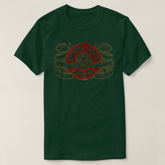 Camiseta Vintage Iron City Beer Pittsburgh Brewing Co (Diseño del anverso)