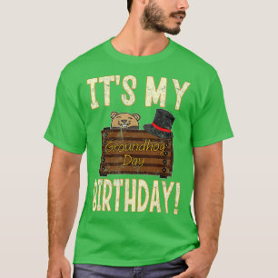 Camiseta Vintage is My Groundhog Day Birthday (Mi cumpleaño