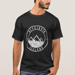 Camiseta Vintage Islandia Hoodie Con Glaciares
