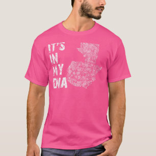 Camiseta Vintage It In My Dna Guatemala Esquema Mapa Guatem