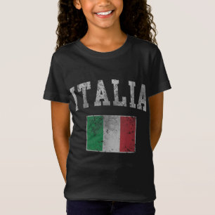 Camiseta Vintage Italia Bandera Italiana Italia Italiano