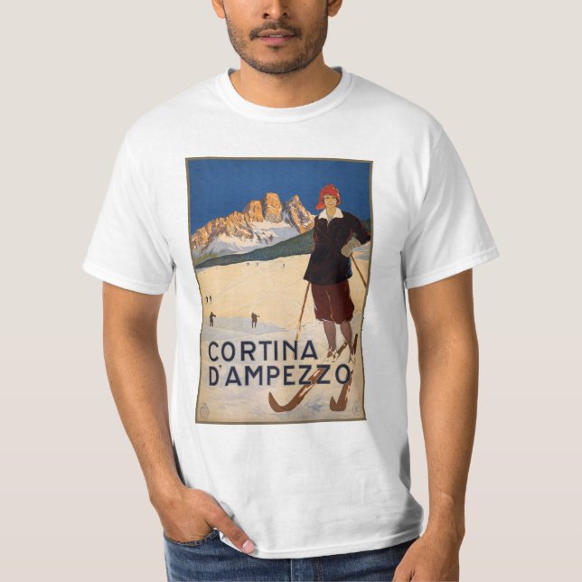 Camiseta Vintage Italiana Alpes (Anverso)