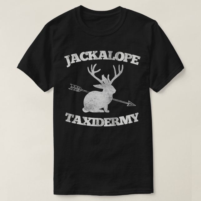 Camiseta Vintage Jackalope Taxidermy (Diseño del anverso)