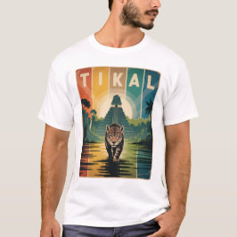 Camiseta Vintage Jaguar Tikal Guatemala