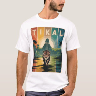 Camiseta Vintage Jaguar Tikal Guatemala