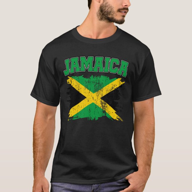 Camiseta Vintage Jamaica Orgullo jamaiquino (Anverso)