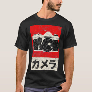Camiseta Vintage Japanese Analog SLR Camera Retro Photograp