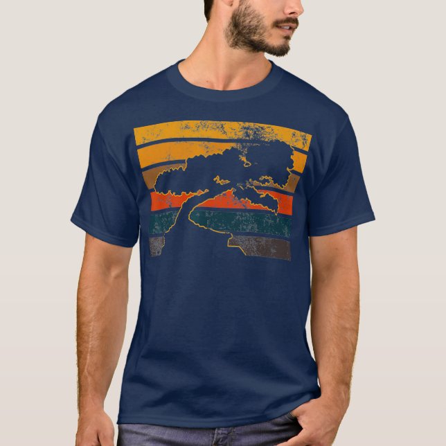 Camiseta Vintage Japanese Art Bonsai Tree (Anverso)