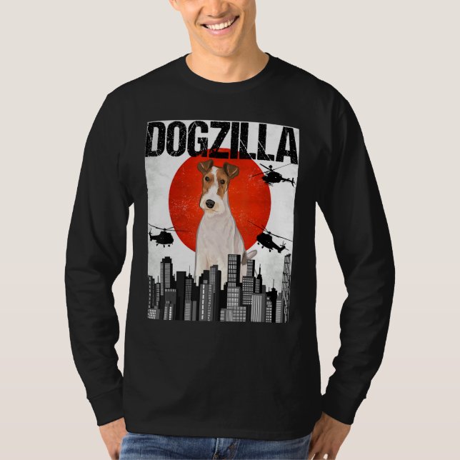 Camiseta Vintage Japanese Dogzilla Wire Fox Terrier (Anverso)