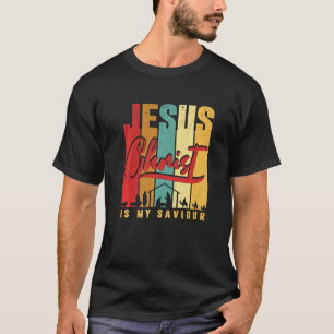 Camiseta Vintage Jesucristo es mi salvador para los cristia