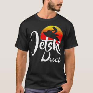 Camiseta Vintage Jet Ski Dad Retro Sunset Funny Ski Spor