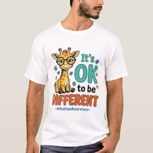 Camiseta Vintage Jirafa Diferente Conciencia del A