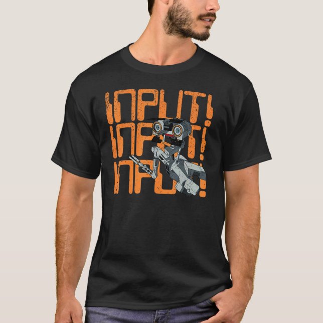 Camiseta Vintage Johnny Five Input (Anverso)