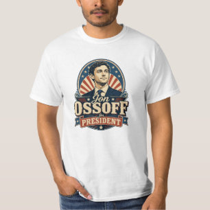Camiseta Vintage Jon Ossoff Presidente Político