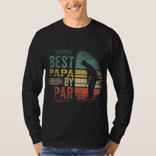 Camiseta Vintage Juego De Golf Retro Mejor Papa Por Par Fat