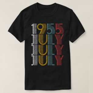Camiseta Vintage julio 1955 Regalos de cumpleaños hombres 