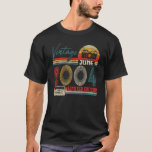 Camiseta Vintage June 2004 18th Birthday Apparel 18 Years O<br><div class="desc">Vintage June 2004 18th Birthday Apparel De 18 Años.</div>