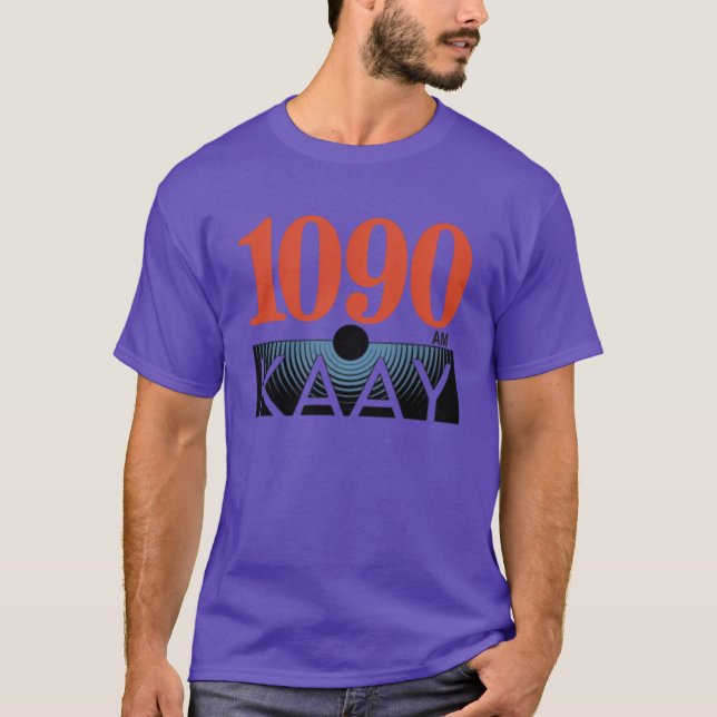 Camiseta Vintage KAAY 1090 AM, Arkansas (Anverso)