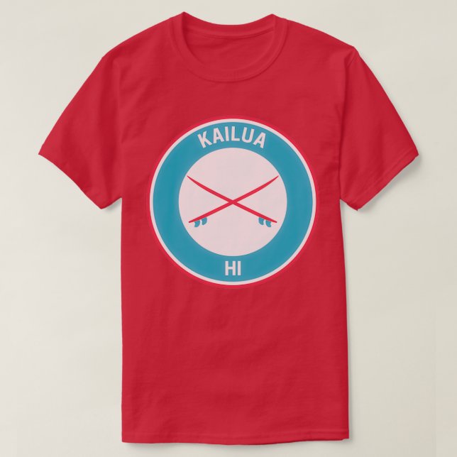 Camiseta Vintage Kailua Hawaii (Diseño del anverso)