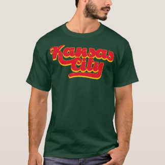 Camiseta Vintage Kansas City Textos