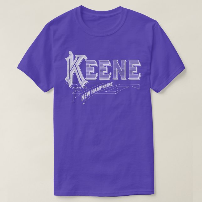 Camiseta Vintage Keene NH (Diseño del anverso)