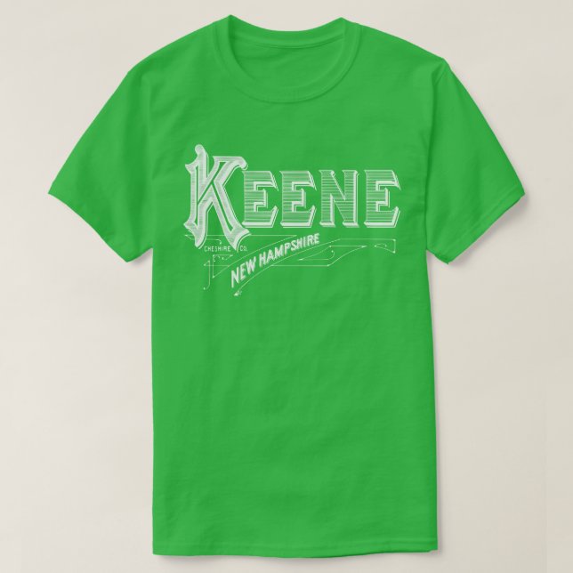 Camiseta Vintage Keene NH (Diseño del anverso)