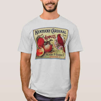 Camiseta Vintage Kentucky Cardinal Apples, Henry P Barret,