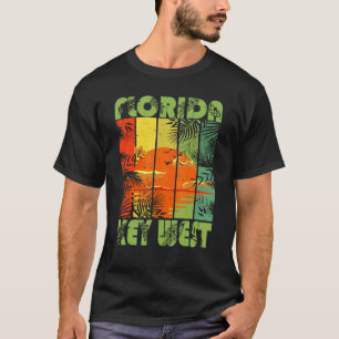 Camiseta Vintage Key West Florida Island Beach Vacaciones