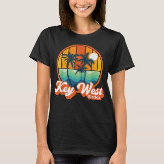 Camiseta Vintage Key West Florida Summer Vacation Beach Sou