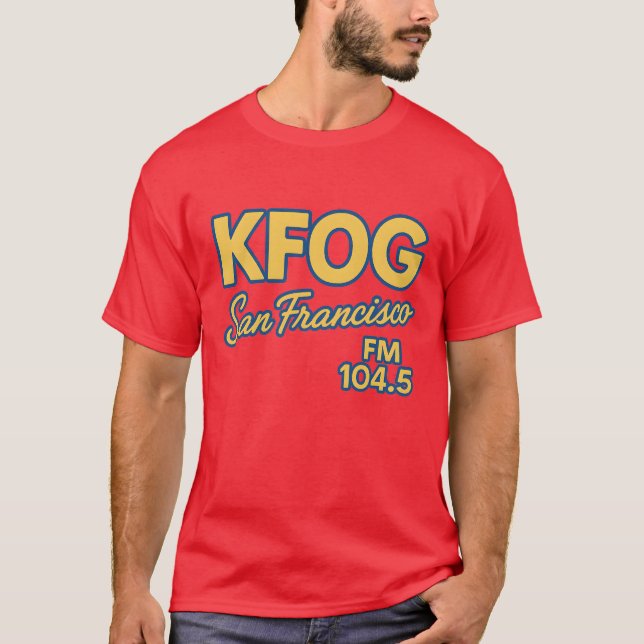 Camiseta Vintage KFOG - San Francisco (Anverso)